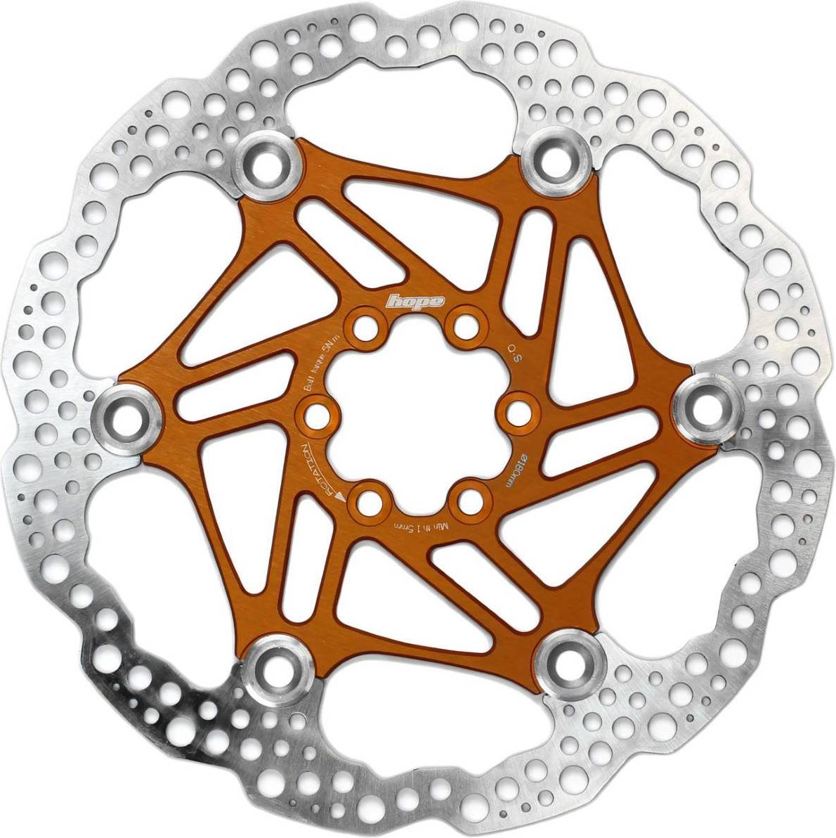 Hope Technology Floating 6-Bolt Disc Brake Rotor