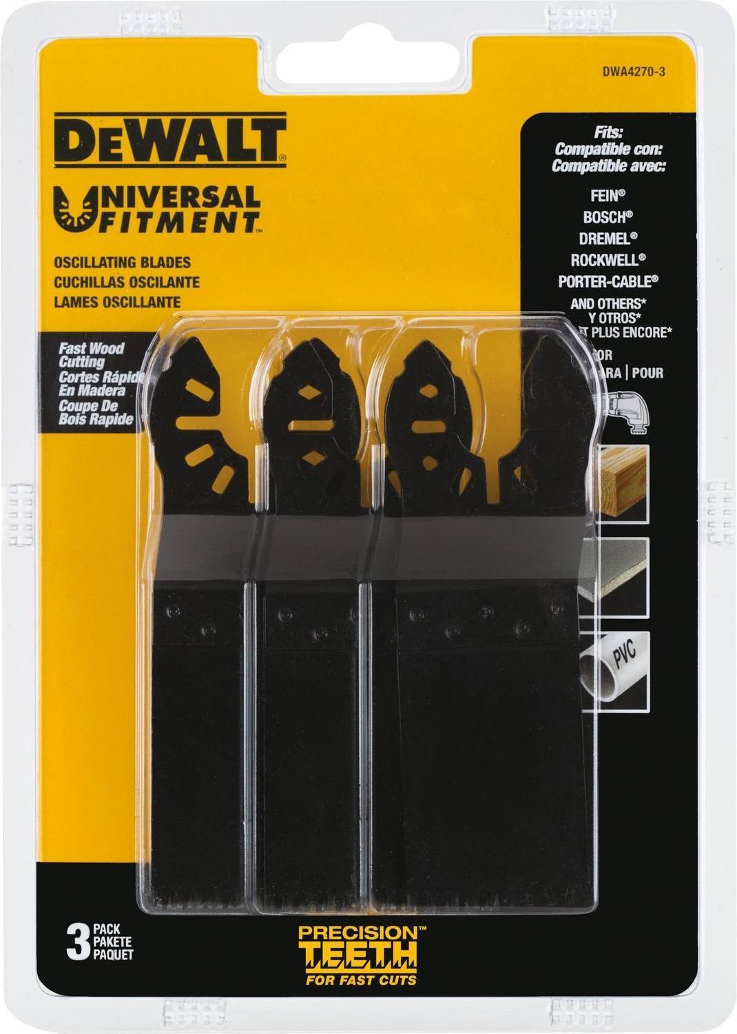 Precision 1 Dewalt 1-1/4 In. Precision Tooth-3 pack