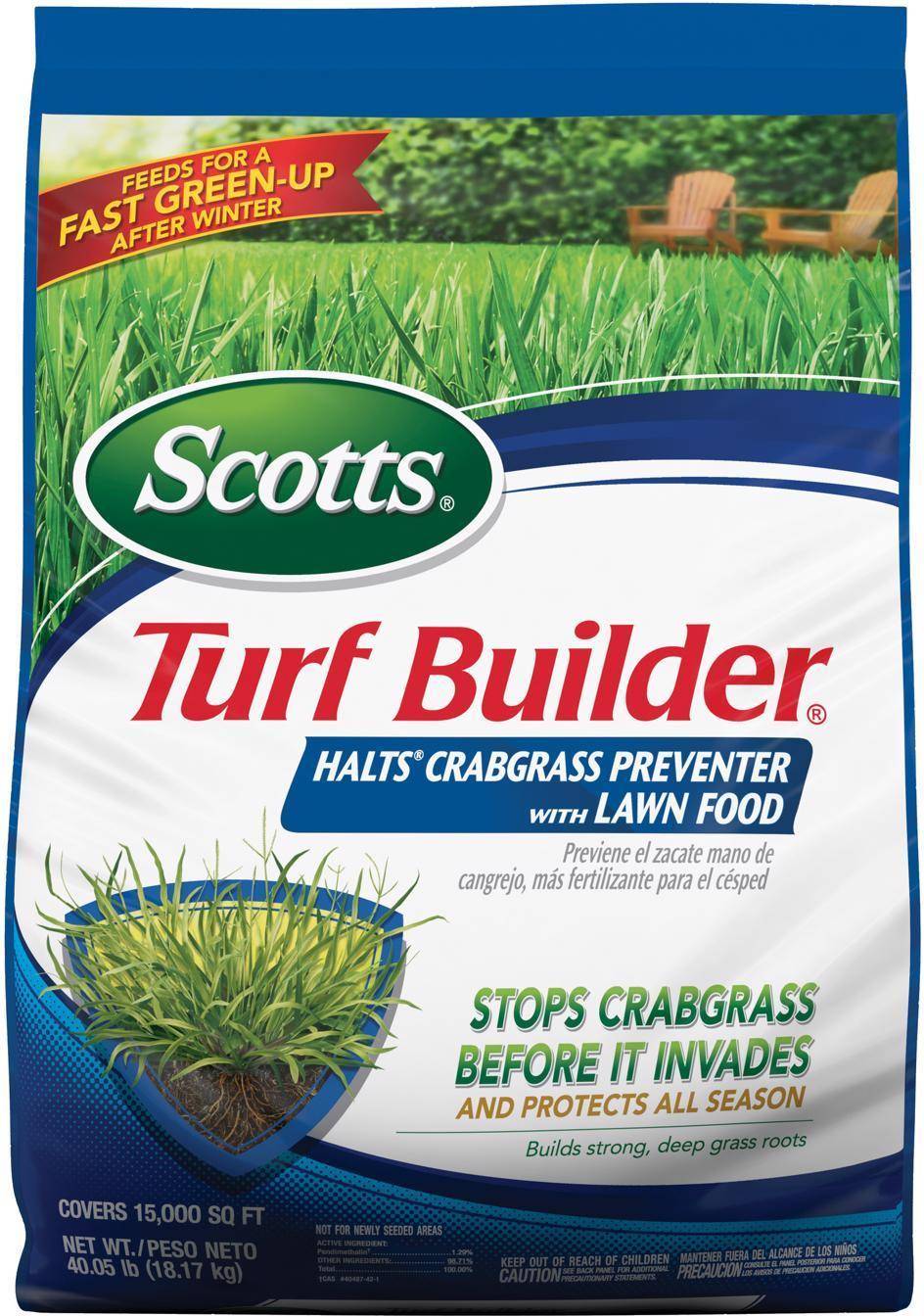 Lawn fertilizer Scotts Turf Builder 40.05 lb.