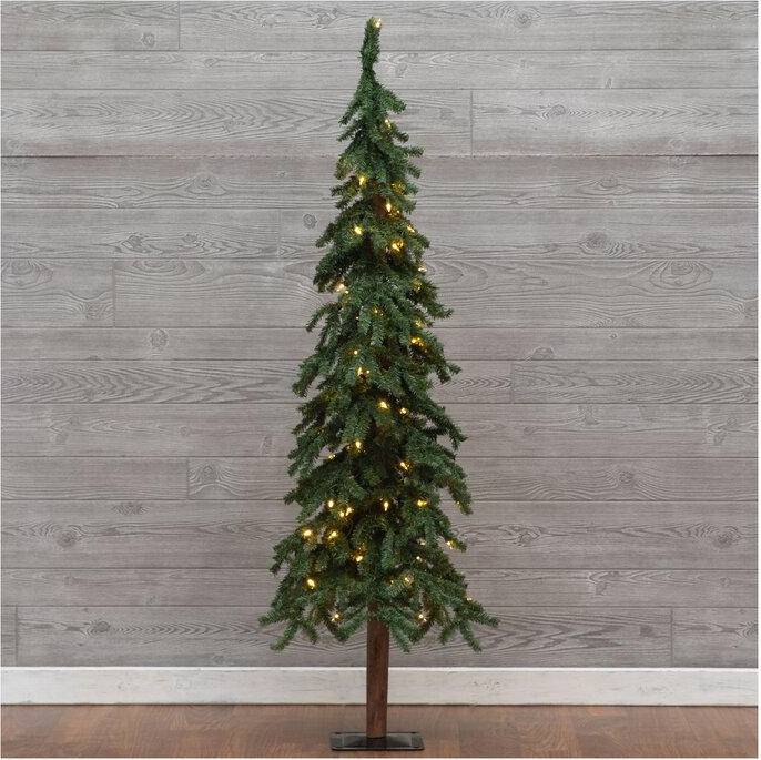 Pre lit christmas trees Alpine Pre-Lit Christmas Tree 5"