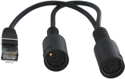 Cavus PowerLink Y-adapter RJ45