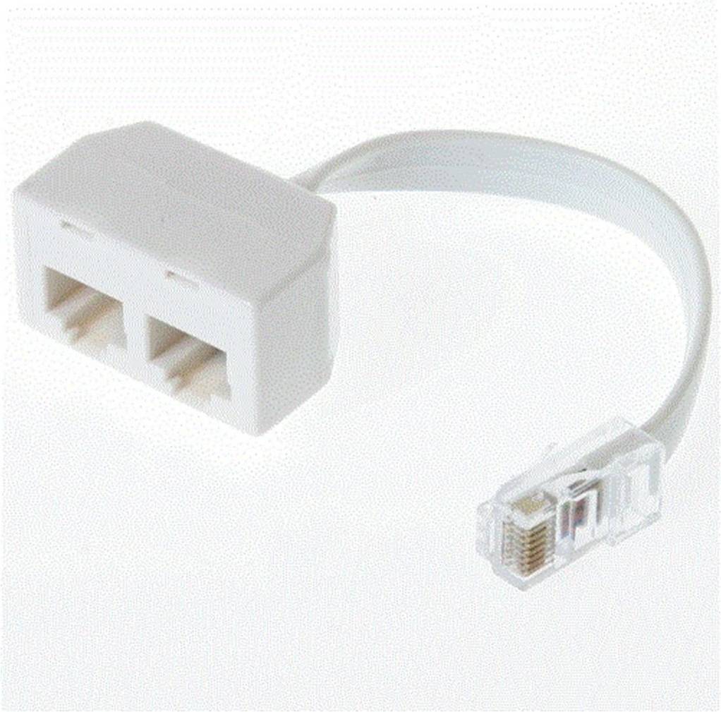 RJ45 - 2 RJ45 M-F Adapter