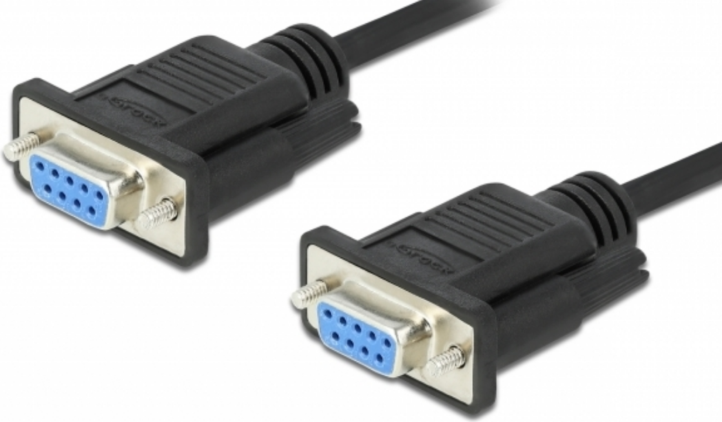 DeLock Serial Cable RS-232 Modem 2m