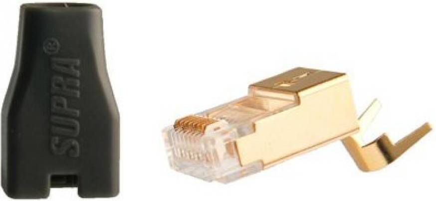 Rj45 ethernet kabel Supra RJ45 CAT7+ MALE ETHERNET PLUG