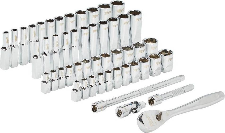 Milwaukee Hand Tools 1/4in Ratcheting Socket Set Head Socket Wrench