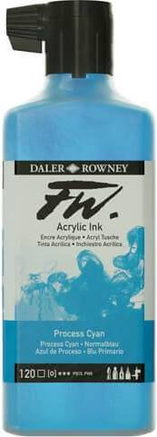 Daler Rowney Daler-Rowney FW Artists Acrylic Ink 180ml Process Cyan
