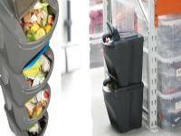 Set di 4 Contenitori per Raccolta 100L