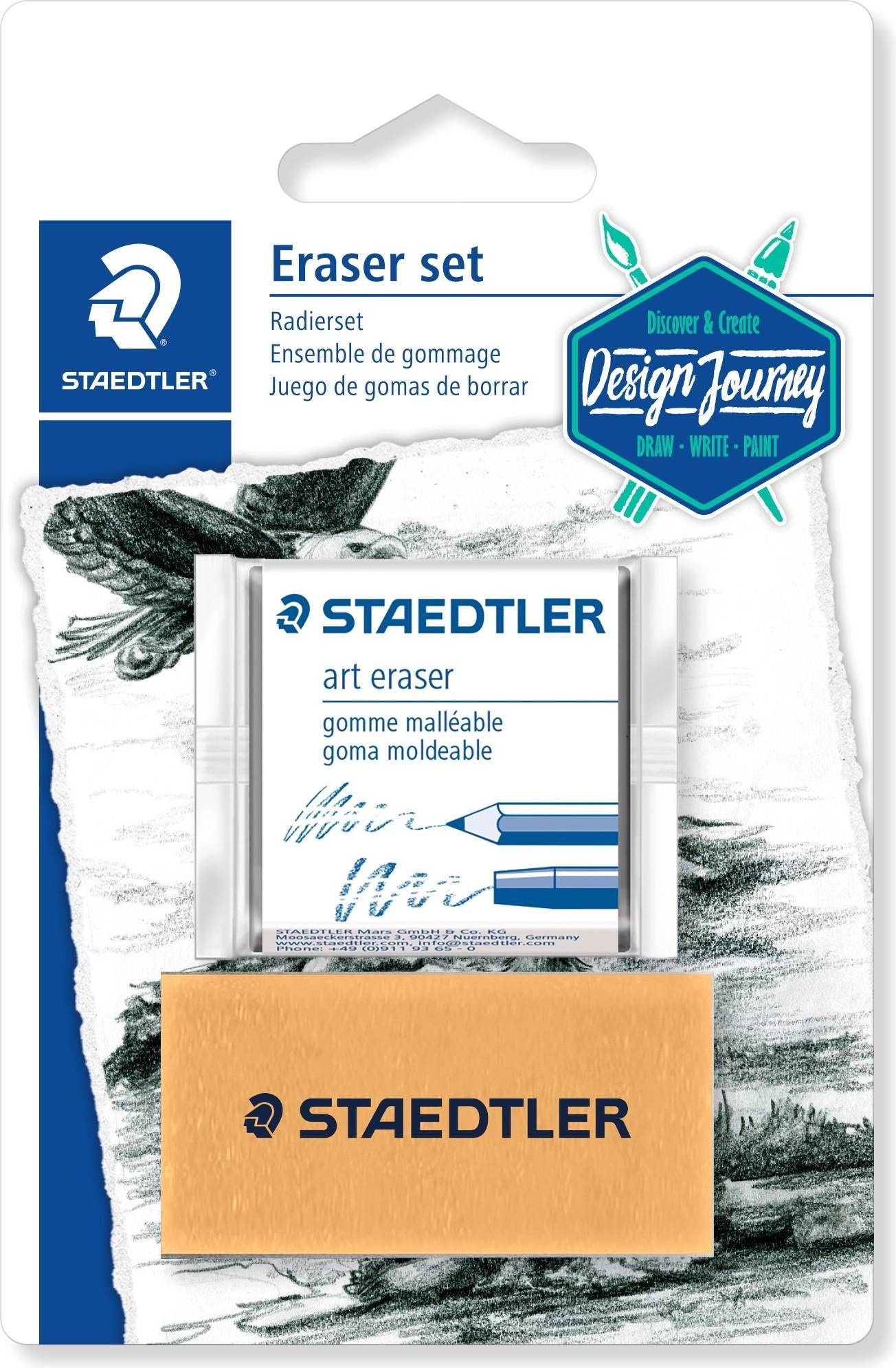 Assorted Eraser 2 Pack
