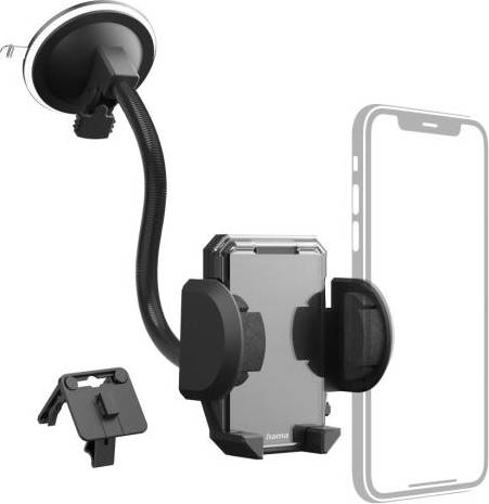 Hama 360° Rotation Multi 2in1 Car Mobile Phone Holder Kit