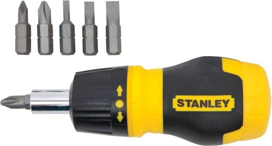 Stanley Tools 66-358 Multi-Bit Ratcheting Screwdriver Bit Screwdriver