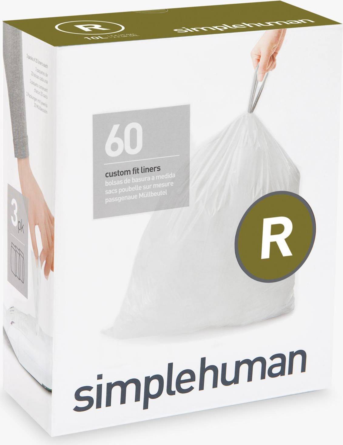 Simplehuman Custom Fit Liners Code R