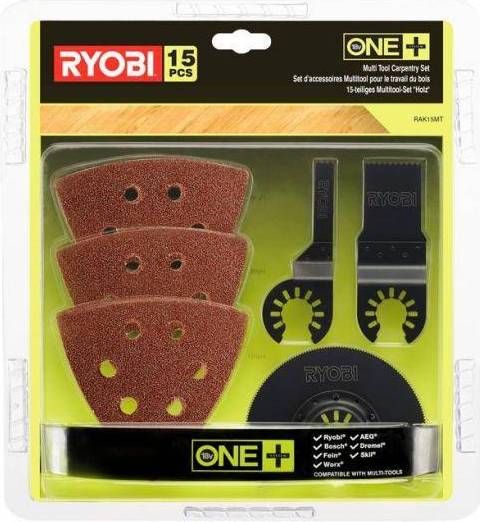 Ryobi Rak15Mt Multi-Tool Blade Set Tool Kit