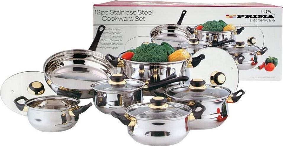 Prima Prima 3 Set Cookware Set with lid