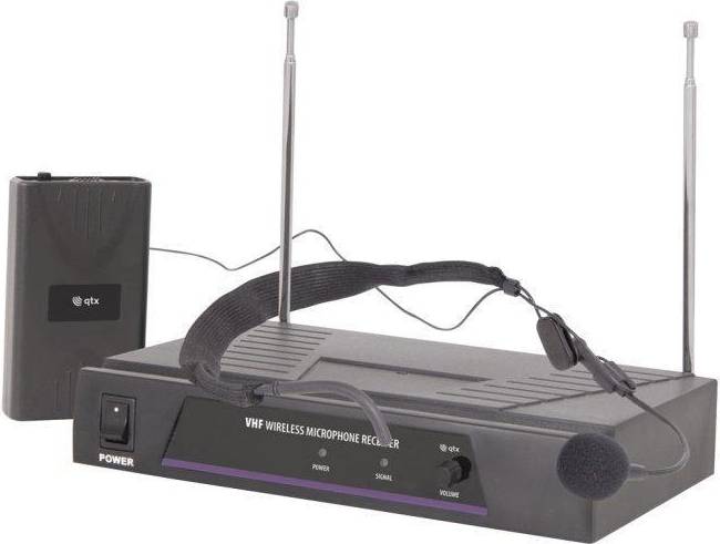 QTX Neckband Microphone VHF Wireless System