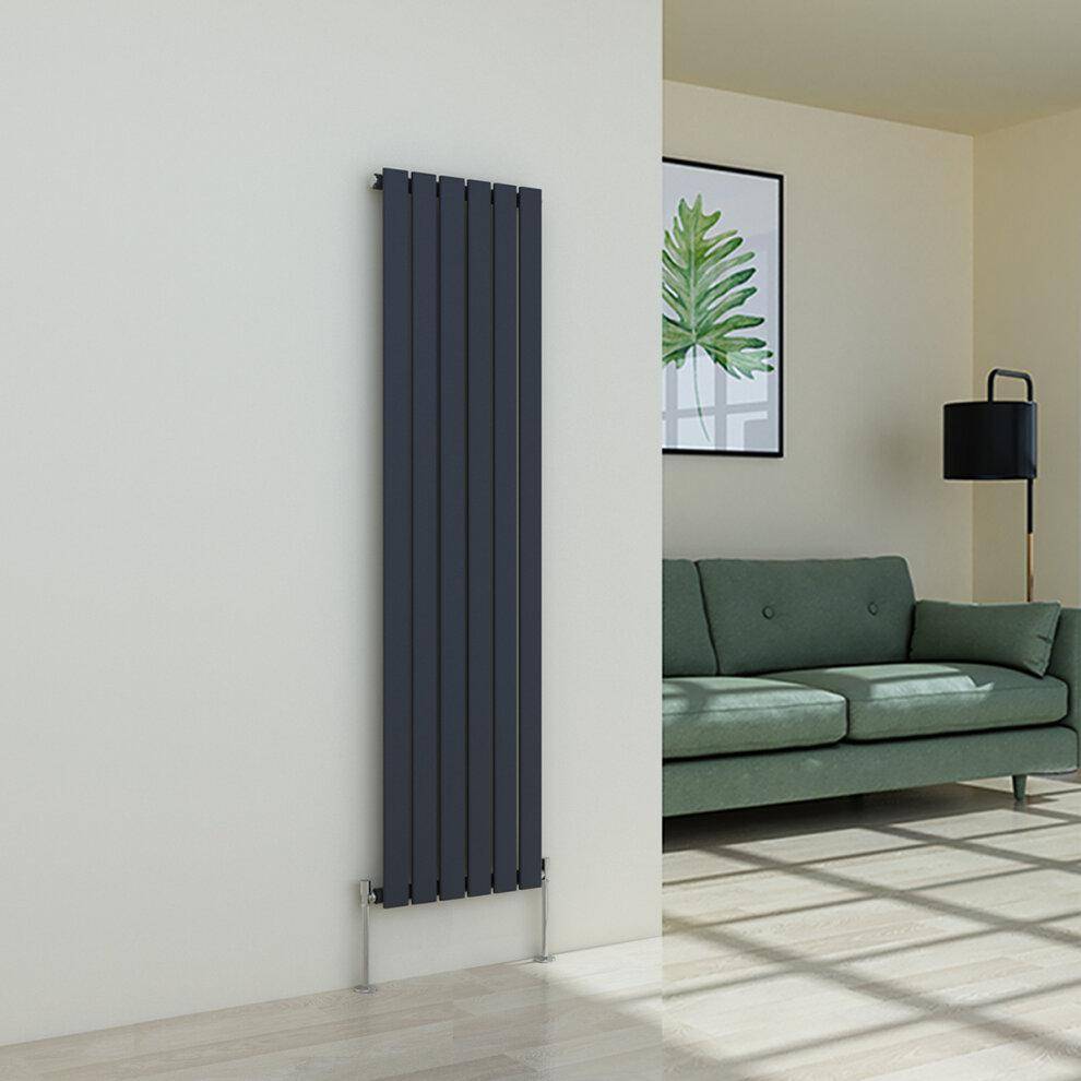 WarmeHaus Designer Radiator Panel Modern Heating Small Radiator Vertical Single 1600x408mm