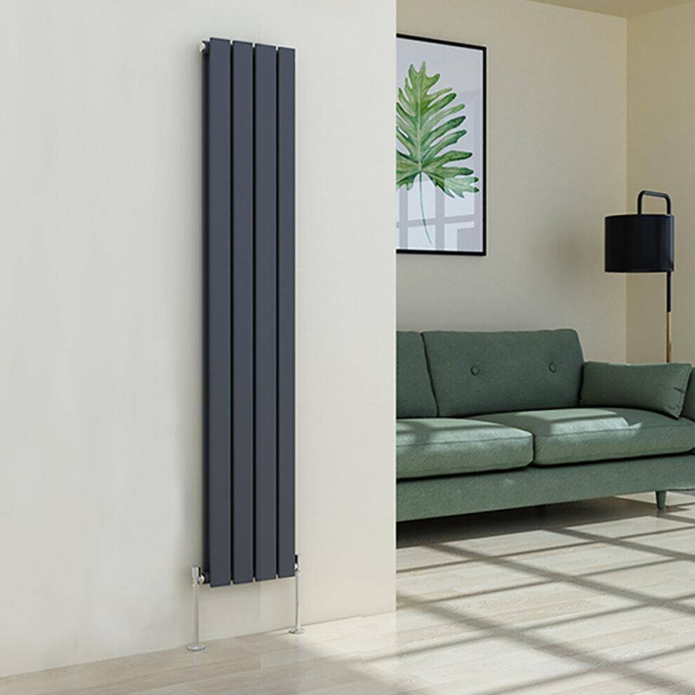 Designer Radiator Panel Modern Heating Small Vertical Double 1600x272mm