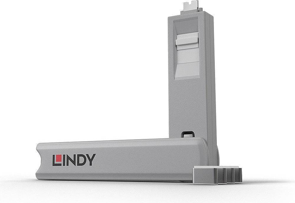 Lindy USB Type C Port Blocker white.