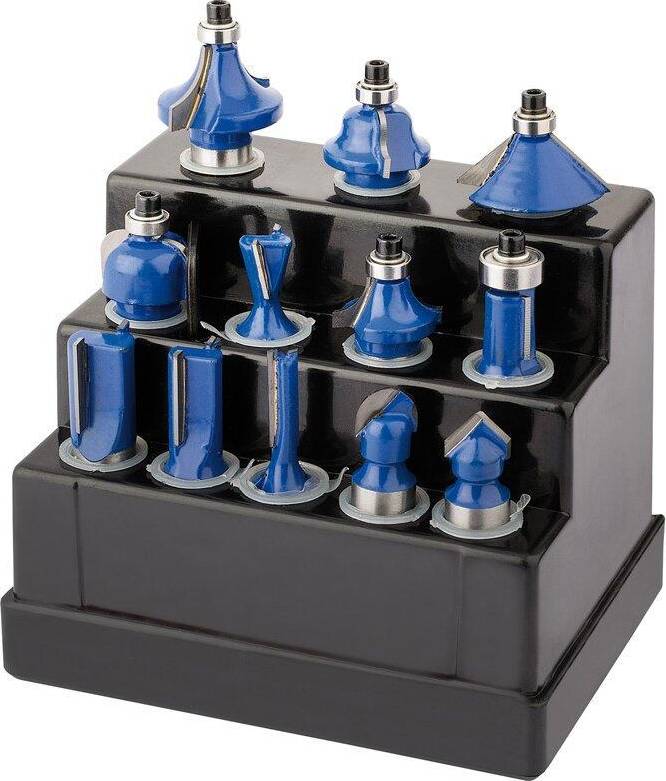 Draper 1/2" Tct Router Bit Set 1/2"