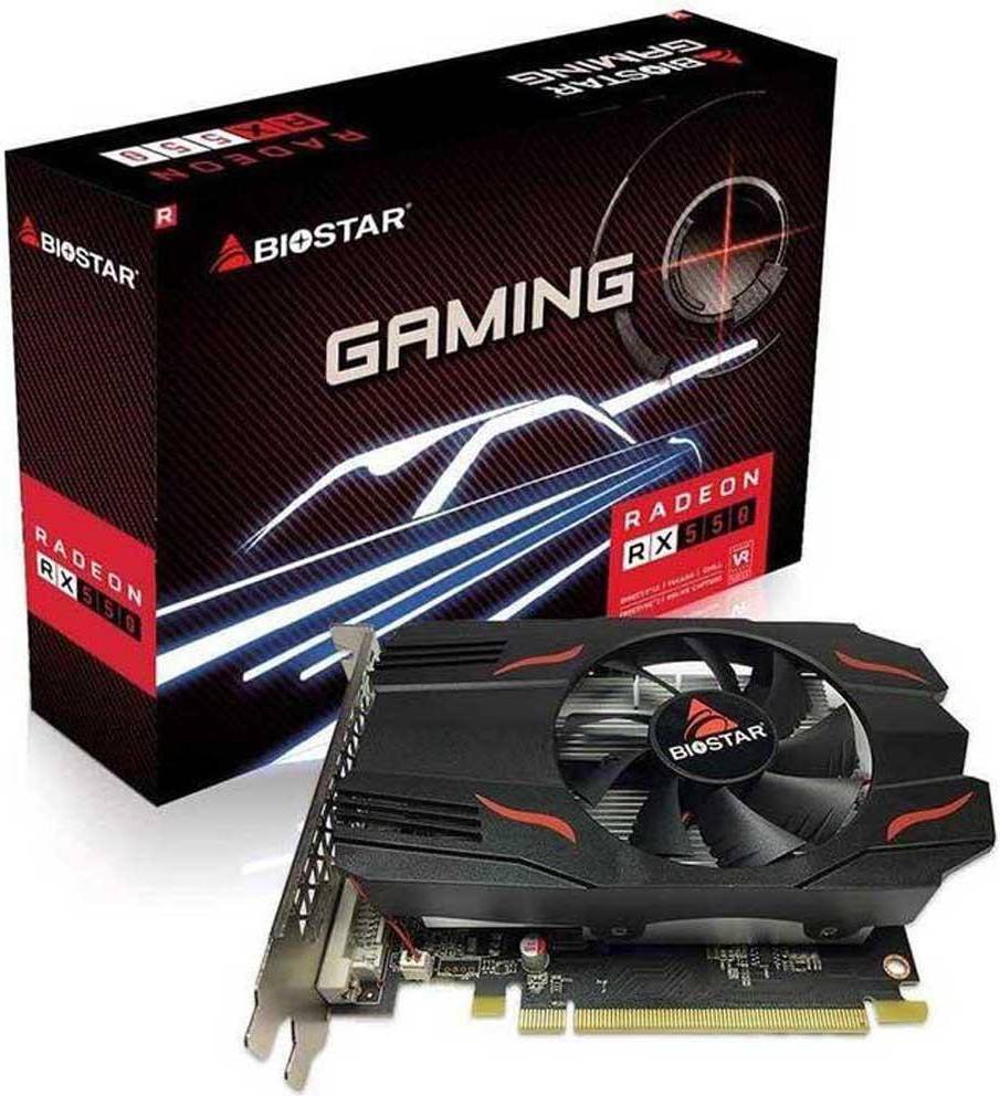Biostar Radeon RX 550 4 GB GDDR5 Gaming Graphics Card