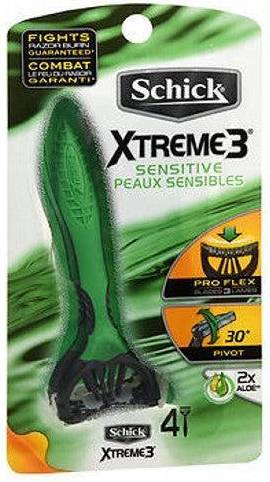 Xtreme3 Sensitive Disposable Razors 4-pack