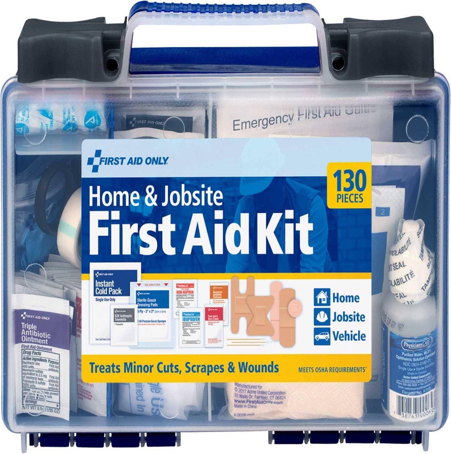 First Aid Only & Jobsite Multicolored 25 Kit
