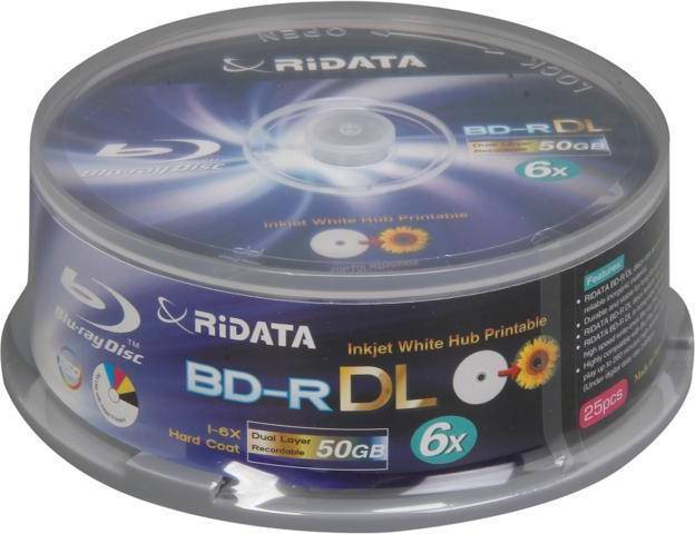 Ritek RiData 50GB BD-R DL 25-Pack