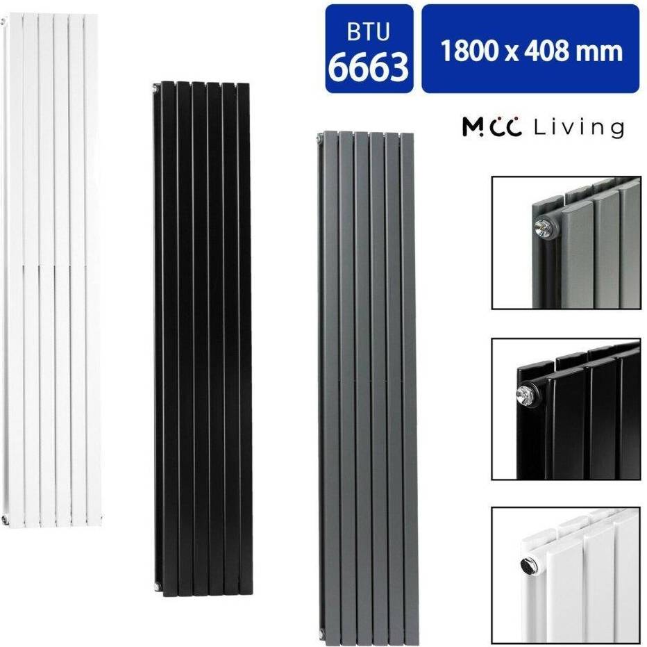 MCC Direct Double Vertical Designer Central Radiator