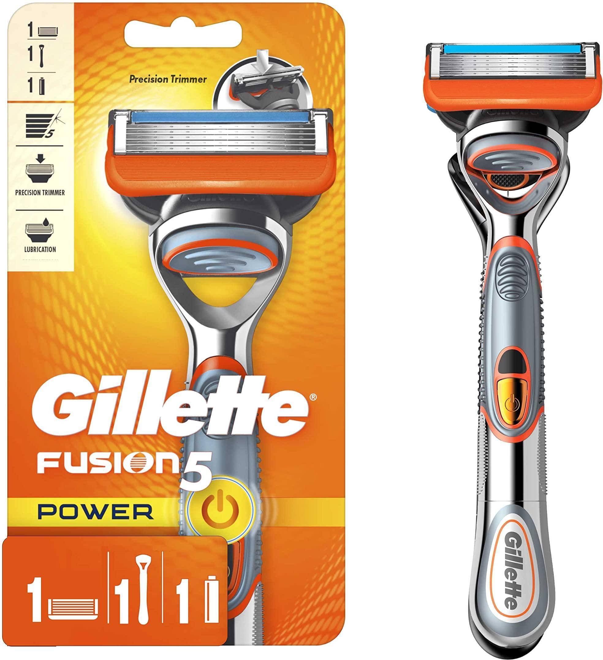 Gillette Fusion5 Power Razor Handle with Blade Refill 2 pcs