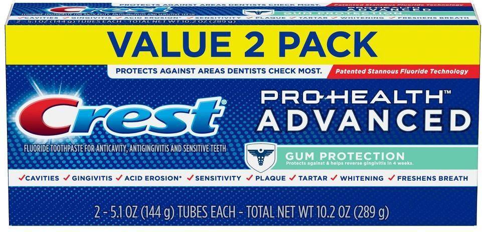 Pro-Health Advanced Gum Protection Toothpaste 2pk/10.2oz