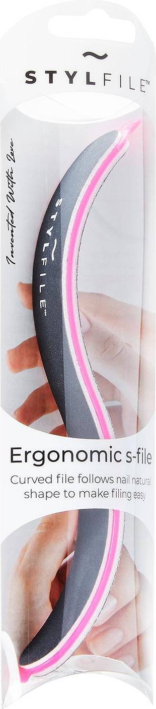 2 Curved 3 In 1 S-Shape Nail File