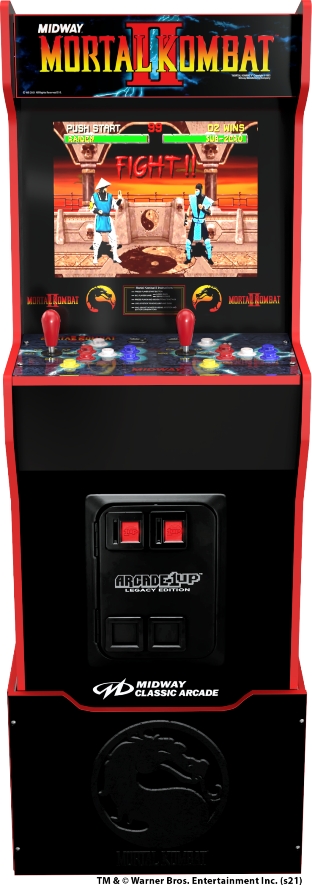 Arcade1up Legacy 12 Games Arcade Machine With Riser