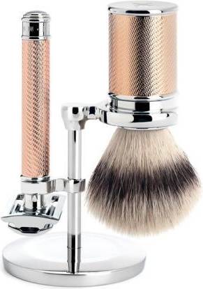 Kit Rasage Sécurité Rose 3 Pcs