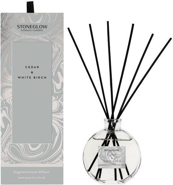 Cedar & White Birch Reed Diffuser Grey