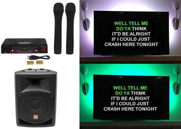 Karaoke system Rockville 8' Powered Pro Karaoke Machine/System