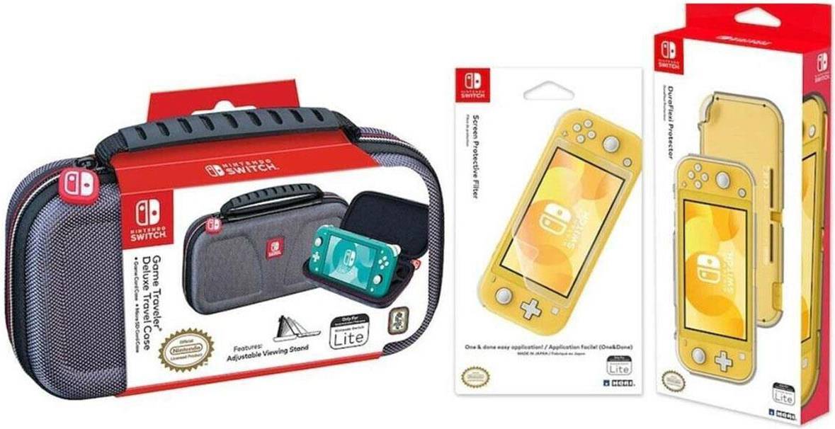 Nintendo switch lite bundle Nintendo Switch Lite 3-Piece Accessory Starter Bundle Set HORI R.D.S.