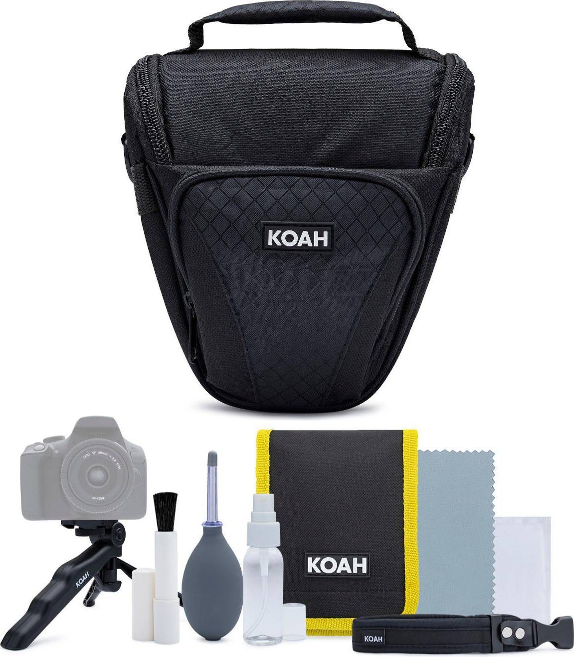 Holster Camera Case and Accessory Bundle for DSLR Mirrorless & Camcorders