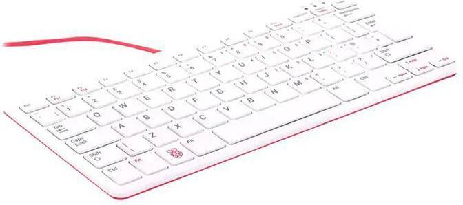 Raspberry Pi RPI-KEYB UK-RED/WHITE