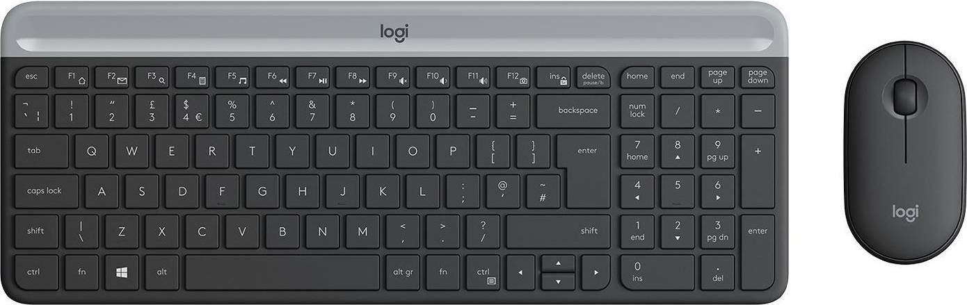 Mouse and keyboard wireless Logitech Slim Wireless Combo MK470 Keyboard Mouse Set