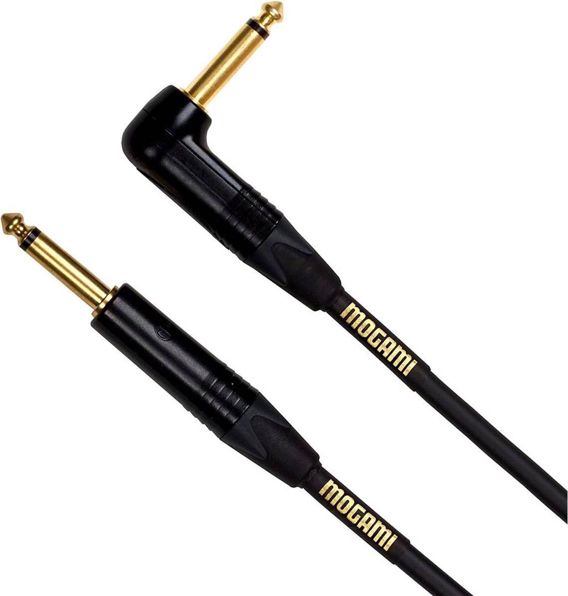 Gold Instrument Cable Angled Straight