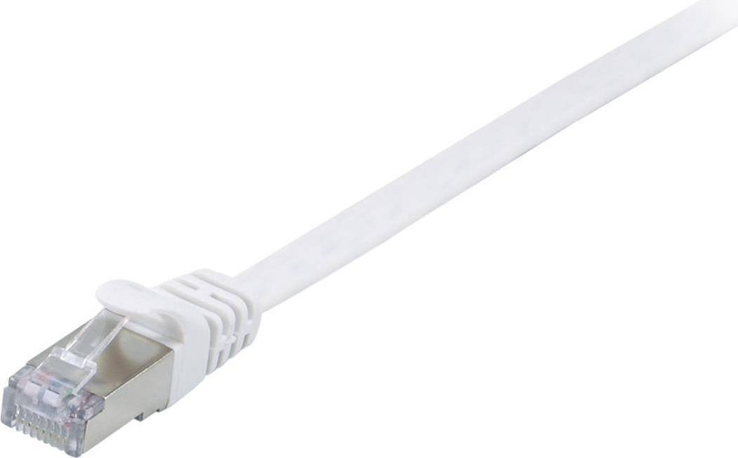 Equip Cat6A U/FTP RJ45-RJ45 Flat Patch Cable - White