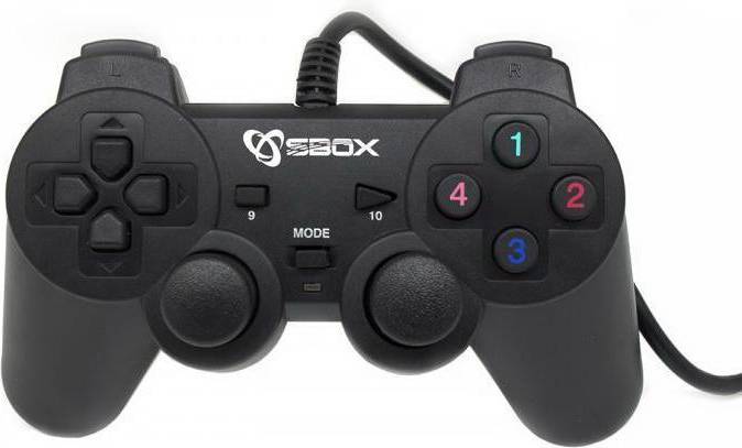 SBOX GP-2009 game controller For PC/PS2/PS3