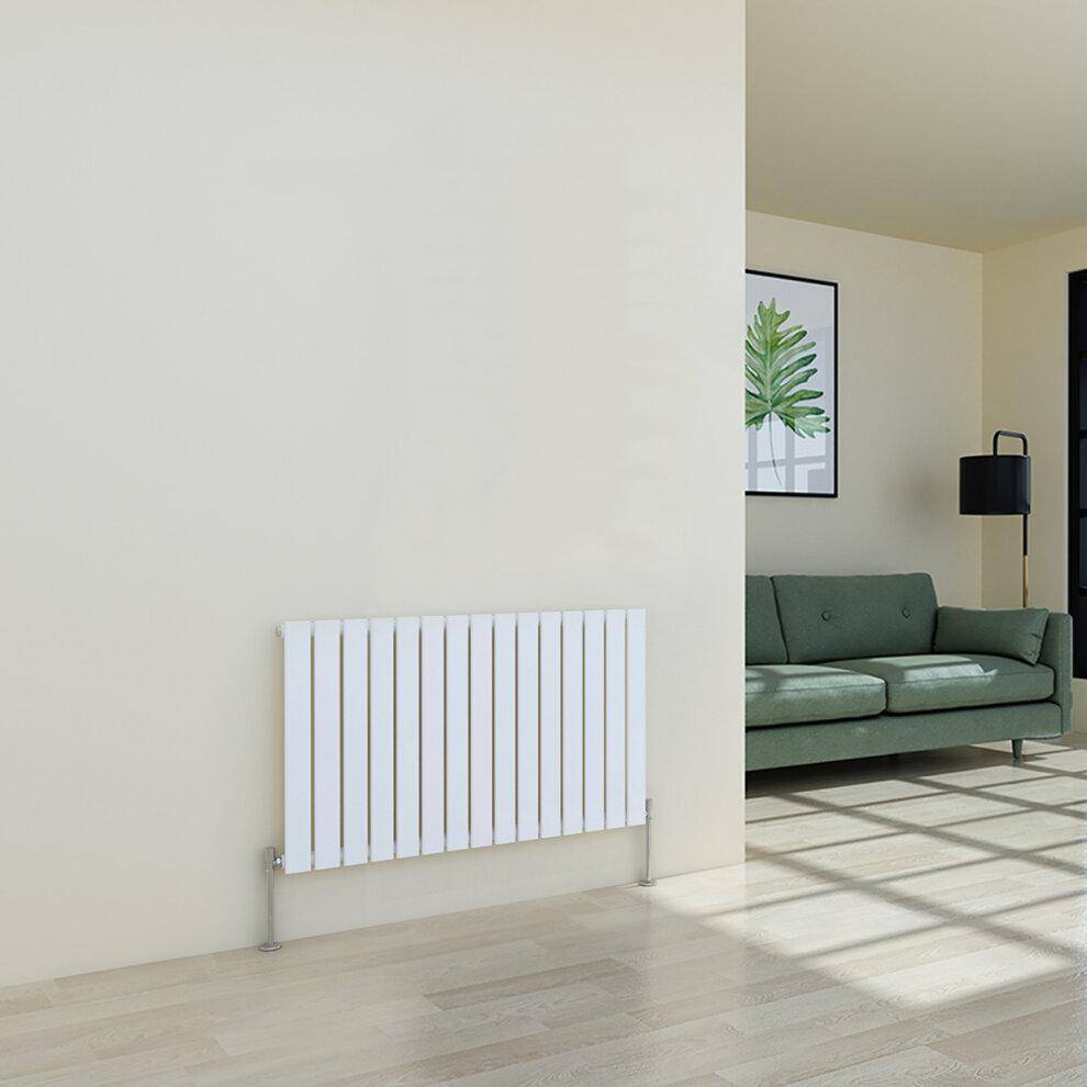 WarmeHaus Designer White Radiator Horizontal