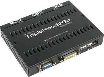 Matrox Graphics eXpansion Module TripleHead2Go Digital Edition video transformer