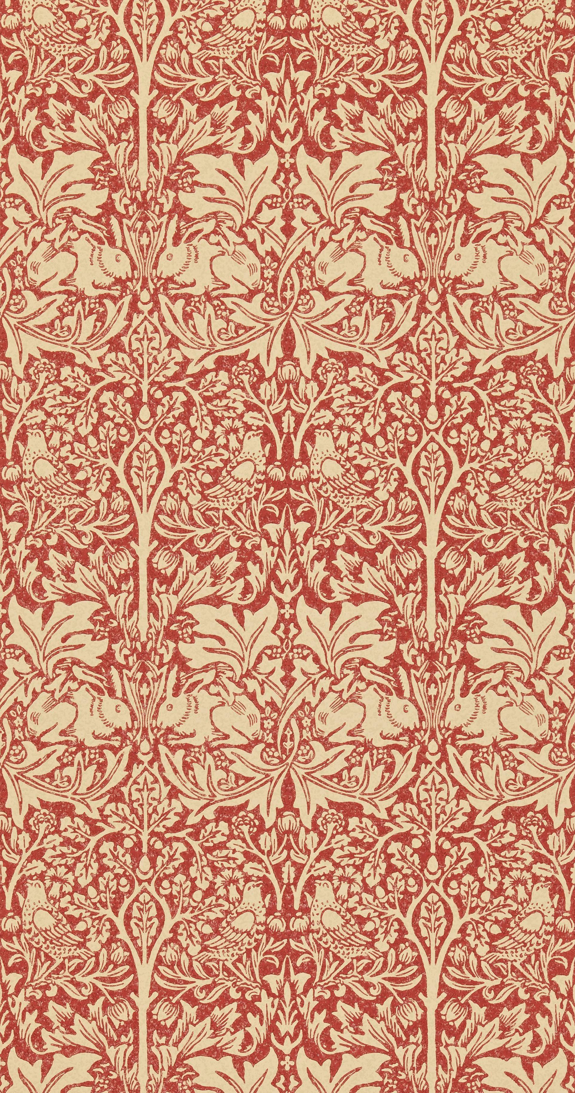 William Morris Brer Rabbit Church Red/Biscuit