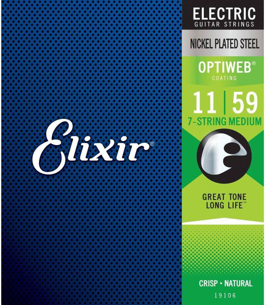Elixir Optiweb 19106 Medium 7-String