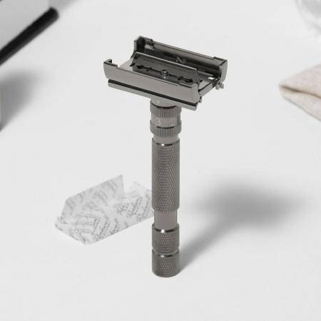 Safety razor Rockwell Razors T2 Safety Razor Gunmetal Chrome