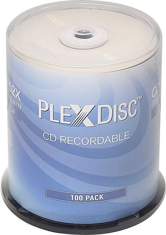 PlexDisc 700 MB 52X Logo Top CD-R 10- Packs