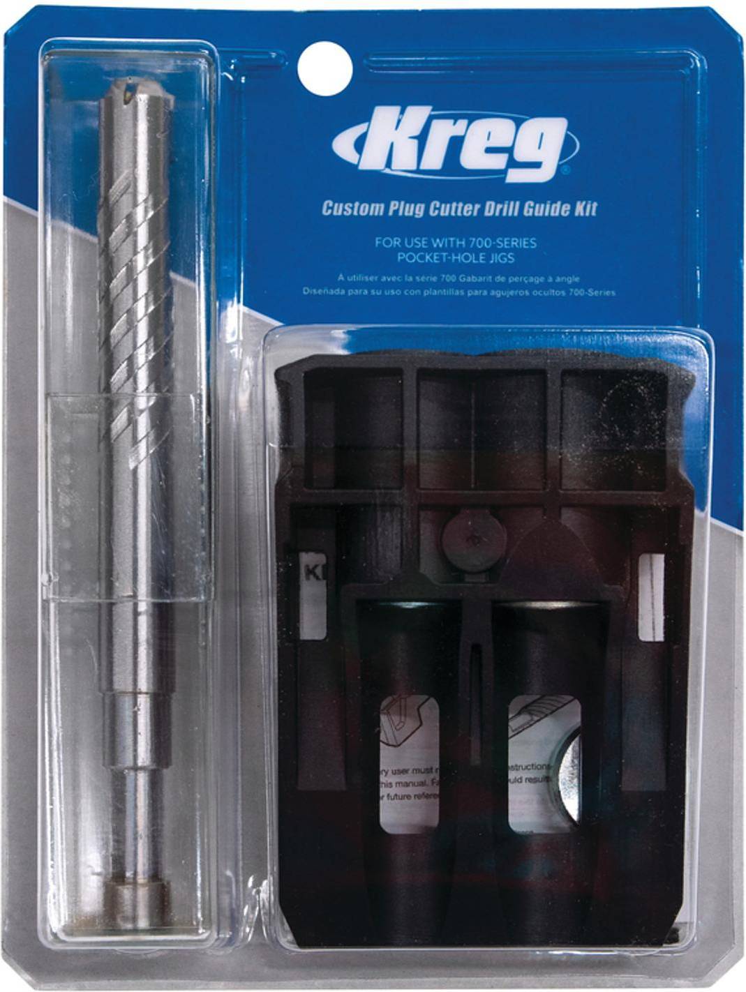 Kreg Custom Plug Cutter Drill Guide Kit 3 pc