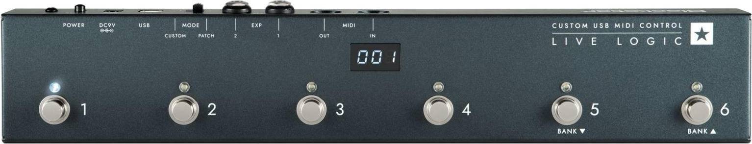 Live Logic 6-button MIDI Footcontroller
