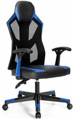 Mesh gaming chair Gymax Gaming Chair High Back Racing Style Mesh Swivel Executive Task Chair